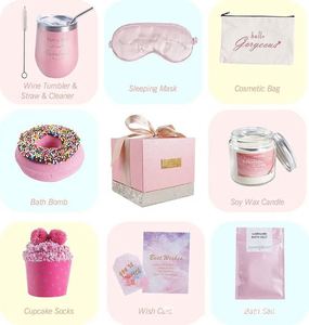 Exquisito Set de Regalo de Mascarillas para Ojos, Bolsa Cosmética Rosa con Forma de Huevo, Venta Transfronteriza para el Día de San Valentín, Caja de Regalo para Baño Aromático - Product Image 2