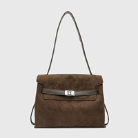 Sac fourre-tout vintage en PU grande capacité pour femme, style national, nouvelle collection hiver 2026, mallette simple et polyvalente