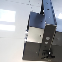 Canon à jet de CO2 électrique en métal à deux têtes pour effets de scène avec contrôle DMX512, compatibilité AC110-240V