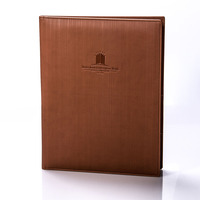 Offre Spéciale personnalisé en cuir PU Menu dossier classeur moderne Restaurant Logo couverture directe usine approvisionnement Table décoration accessoires
