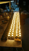 Iluminación LED para Parques de Atracciones, Tipo Pixel Point Light E10 E14 IP44 SMD2835, 16 LEDs, 60v 220v, para Carruseles y Parques Temáticos