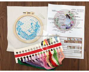 निर्माता ने कढ़ाई स्टार्टर किट का पूरा सेट बैनर के लिए क्रॉस सिलाई थ्रेड्स - Product Image 6