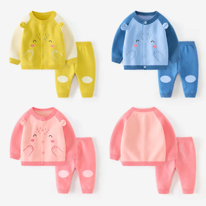 NEW Baby boys girls Baby clothes Autumn winter Newborn Baby romper knitting sweater suit
