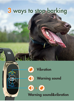 Intelligentes Anti-Bell-Halsband mit Schwerkraftsensor für Hunde, Schockfreies Trainingshalsband, IPX7 Wasserdicht, Wiederaufladbar, Humane Bellkontrolle