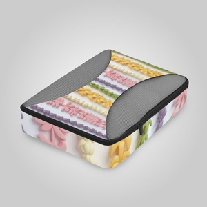 Hotsales Custom Hawaiian Puakenikeni <b>Lei</b> Printed 6PCS Travel Organizer Travel Accessories Compression Packing Bag - Product Image 3