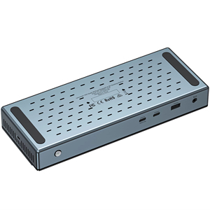 Estación de acoplamiento Displaylink Quad Display Base <span class=keywords><strong>universal</strong></span> con ranura para tarjeta SD Estación de acoplamiento <span class=keywords><strong>universal</strong></span> Ethernet 2,5G - Product Image 4