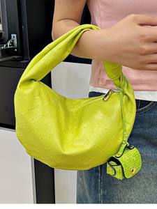 Personalizar diseñador suave Pu Underarm Bag nueva moda elegante gran embrague señoras bolso de hombro femenino con billetera - Product Image 4