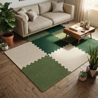 Tapis de sol en mousse EVA emboîtable personnalisable Horizon Wholesale, tapis puzzle en peluche, tapis en velours shaggy