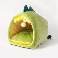 Nid confortable pour chats et petits chiens Niche de sieste intérieure mignonne Chatterie douce et durable