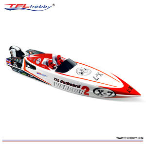 TFL Hobby 1148 Warrior 35 pouces, <span class=keywords><strong>bateau</strong></span> <span class=keywords><strong>RC</strong></span> professionnel de grande taille avec moteur sans balais, coque en fibre de verre, hélice en laiton à 2 pales, navire de course - Product Image 4