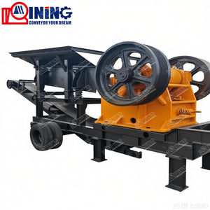 Concasseur à mâchoires mobile avec crible, moteur diesel, petite machine de concassage de pierres, pour mines et carrières, roche dure, prix usine, haute efficacité - Product Image 2