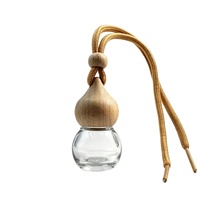 Diffuseur de parfum pour voiture en verre sodocalcique en forme de gourde Fu Lu, flacon vide de 8 ml pour parfum, vente en gros