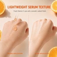 Sérum Visage à la Vitamine C, Hydratant, Anti-Âge, Réducteur de Pores, Éclaircissant, Anti-Taches, Naturel et Biologique, Marque Privée OEM ODM