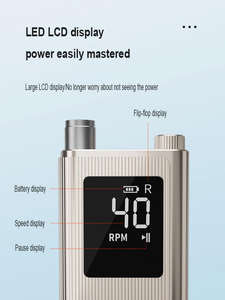 Gerinda elektrik 40000rpm profesional, gerinda listrik dan penyedot debu, maraton, bor kuku tanpa inti, portabel, dapat diisi ulang daya, profesional - Product Image 5