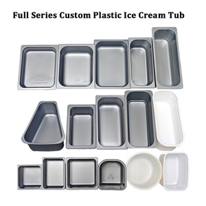 Boîte en plastique PP sur mesure, emballage blister personnalisé pour gelato italien, plateau d'emballage jetable pour desserts surgelés - Product Image 4