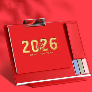 <strong>Promotional</strong> <strong>2026</strong> <strong>New</strong> Year Table Desk Calendar Gift Set With Pen Custom <strong>for</strong> Employees Company Business Corporate Gift Set - Product Image 4