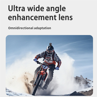Mini Cámara Deportiva Portátil V8 5K con Gafas, Grabación HD 1080p a 30fps, Resistente al Agua IP68, Gran Angular de 160°, Pantalla de 1.5 Pulgadas