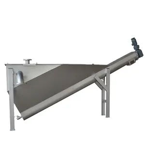 Kolay kullanım paslanmaz çelik kum kum kaldırma sınıflandırıcı ekipmanları atık su arıtma istasyonu model WSF260 320