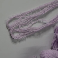 100% Polyester Non-Shedding Half Velvet Yarn High Strength Single-Sided Knitted Handmade Yarn for Home Clothes Hats Socks Dyed