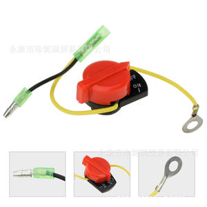 Kg015 Gx160 สวิตช์ดับเครื่องยนต์แบบสองสายสำหรับเครื่องกำเนิดไฟฟ้าเบนซิน 168F170 อะไหล่ซ่อมโซลินอยด์วัสดุพลาสติก - Product Image 4