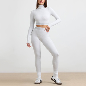 Leggings da Yoga da Donna in Cotone Organico, Asciugatura Rapida, Logo Personalizzabile, Elasticizzati e Traspiranti - Product Image 3