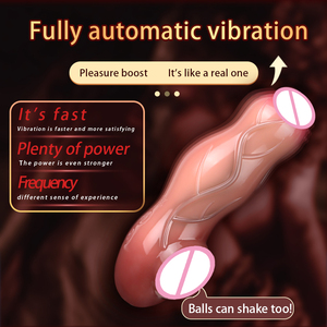 FAAK 13 cm <span class=keywords><strong>Vibrator</strong></span> untuk wanita masturbasi 10 frekuensi getaran Vagina stimulasi silikon cair Dildo simpul - Product Image 2