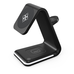 Cargador inalámbrico rápido magnético 3 en 1 de 15W para iPhone 15 14 12 13 <span class=keywords><strong>Pro</strong></span> Watch 7 <span class=keywords><strong>6</strong></span> <span class=keywords><strong>Airpods</strong></span> Dock Station 2025 - Product Image 1