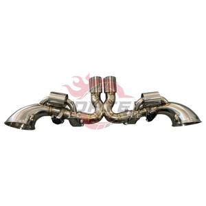 Sistema de Escape Catback Valvetronic de Alto Rendimiento para Porsche 911 992 GT3 4.0L, en Acero Inoxidable 304 con Acabado Espejo - Product Image 4