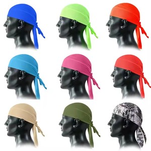 Schnellt rocknende Radsport Sport Laufhelm Liner Piraten hut Mesh Plain Camo Durags Schädel Banda nna Cap für Männer Frauen - Product Image 3