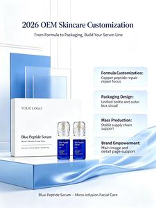 Sérum Peptidique Bleu Micro-Infusion Soin du Visage Hydratation Réparation de la Barrière Cutanée Peau Lisse OEM - Product Image 3