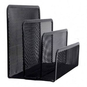 Hot Sale Best Price Office Supplies Custom Color Desk Organizer Mesh Wire 3 Section <b>Desktop</b> Letter Tray <b>Shelf</b> Letter Holder - Product Image 1