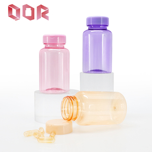 Botella de plástico vacía de calidad alimentaria para suplementos, frasco de PET de color para cápsulas y pastillas, para envasado al por mayor de vitaminas y tabletas para el cuidado de la salud. - Product Image 6