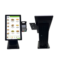 Kiosque de commande automatique avec écran tactile Android de 21,5 pouces, terminal de paiement POS pour café