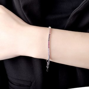 <span class=keywords><strong>Set</strong></span> di Bracciali di Lusso in Argento Sterling 925 con Zirconia Cubica e Diamanti Incastonati, Placcati in Oro per Donne e Ragazze - Product Image 2