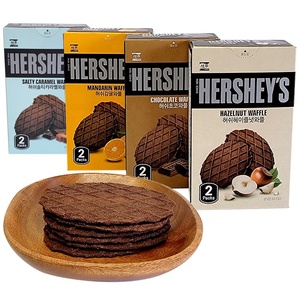 ขนมเฮอร์ชีย์เกาหลีแบบขายส่ง คุกกี้บางกรอบ รสชาติแปลกใหม่ ขนมช็อกโกแลตวาฟเฟิล บิสกิต อาหาร 55 กรัม - Product Image 5