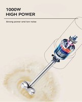 Blender alimentaire commercial à haute efficacité, batteur à œufs avec acier inoxydable pour la maison