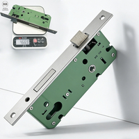 Corps de serrure à mortaise 8545 avec loquet à rouleaux européen, fonction anti-panique, corps de serrure de porte en acier robuste