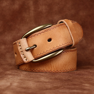 <span class=keywords><strong>Cintura</strong></span> di moda Vintage per <span class=keywords><strong>uomo</strong></span> in vera pelle di vacchetta in rame fibbia <span class=keywords><strong>cintura</strong></span> di Jeans da <span class=keywords><strong>uomo</strong></span> pieghettato cinture - Product Image 6