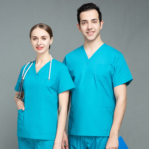 42001 Ensembles de blouses médicales unisexes en polycoton blanc, vente en gros, haute qualité, uniformes médicaux d'hôpital personnalisés, marque sur mesure - Product Image 6