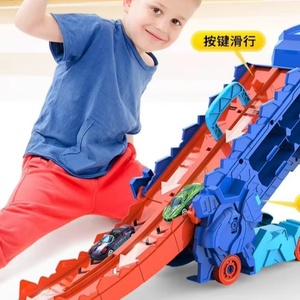 Puzzle de voiture Tyrannosaurus Rex, jouet transformable multifonctionnel en plastique naturel pour chats et petits animaux - Product Image 5