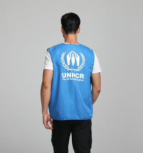 مخصص الأمن المرور الطريق ضابط البناء عاكس مرحبا فيس التطريز طباعة شعار سترة السلامة العمل - Product Image 2