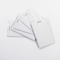 Kartu cangkang kerang putih kosong T5577 1.8mm 125KHZ, kartu tebal RFID untuk kontrol akses