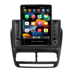 Navifly เครื่องเล่น DVD ติดรถยนต์,9.5 "AHD Android 11.0 Quad Core IPS + DSP สำหรับ Fiat Doblo 2015พร้อม GPS Octa Core Carplay Car Video