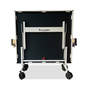 Nouvelle conception, <span class=keywords><strong>table</strong></span> de <span class=keywords><strong>ping</strong></span>-<span class=keywords><strong>pong</strong></span> mobile de haute qualité pour l'intérieur et l'<span class=keywords><strong>extérieur</strong></span>, avec roues, design pliable, protection solaire, imperméable, sport - Product Image 3