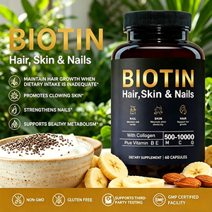 Capsule di Biotina all'Ingrosso con Etichetta Privata e Vitamine B, E, M, <span class=keywords><strong>C</strong></span>, <span class=keywords><strong>G</strong></span> per la Crescita dei Capelli - Product Image 2