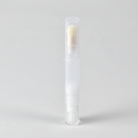 Correcteur de Teint Portable en Gel Crème Facile à Utiliser 4ml, Stylo Cosmétique Vide à Tête de Pinceau en Caoutchouc et Éponge Floquée par KINPACK
