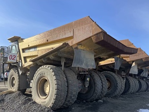 Sử dụng KOMATSU hd465 khai thác mỏ xe tải đá xe tải trong điều kiện làm việc mạnh mẽ giá cả cạnh tranh để bán - Product Image 3