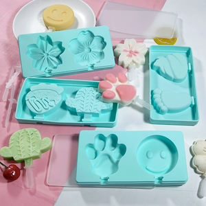 DUMO Moule à glace en silicone pour pied Sakura Smile DIY Homemade Mould avec couvercle - Product Image 2