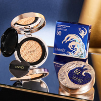 Linzhuang Whitening Concealer BB Cream Tahan Lama SPF50+ PA+++ Perlindungan UV Ringan Melembapkan Cushion Foundation