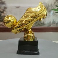 Trophée mondial 2023, trophée pour enfants, coupe en plastique, trophée de chaussure de football, décoration, prix de gros